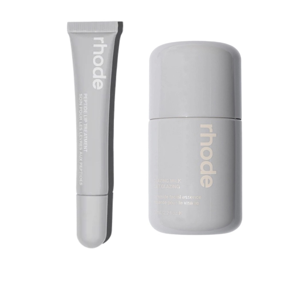 RHODE peptide lip treatment and glazing milk set
